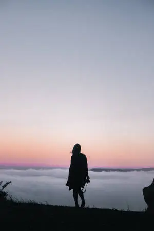  Vintage Aesthetic Clouds Girl With Camera