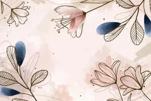 زهور مائية بأوراق زرقاء