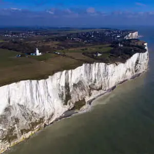 White Cliffs Of Dover Aerial View